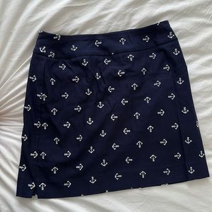 Charter club blue skirt with shorts inside